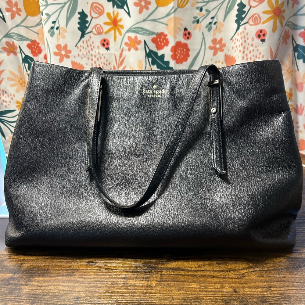 Kate Spade Black Leather Shoulder Bag